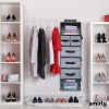Smirly Hanging Closet Organizer & Storage Shelves