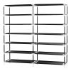 7 Tiers Portable Shoe Rack Closet Fabric Cover Shoe Storage Organizer Cabinet RT